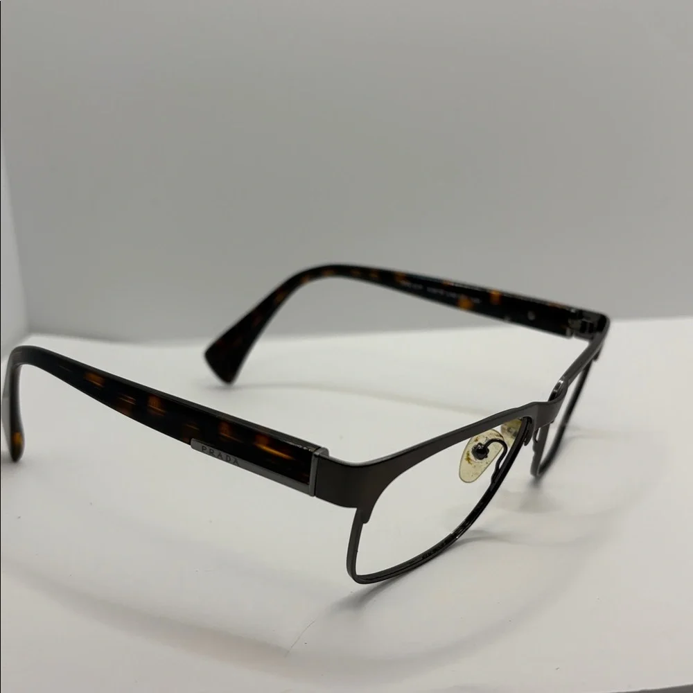 Women’s Prada tortoise shell eyeglass frames VPR 61P 53-16 LA8-101 140